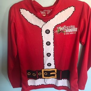 Santa Hustle Running Shirt XS